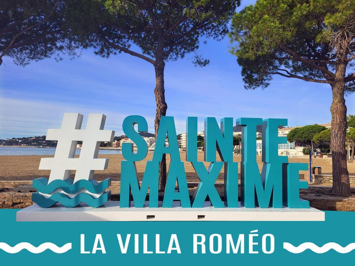 La Villa Romeo, Piscine Et Spa Sainte-Maxime Bagian luar foto
