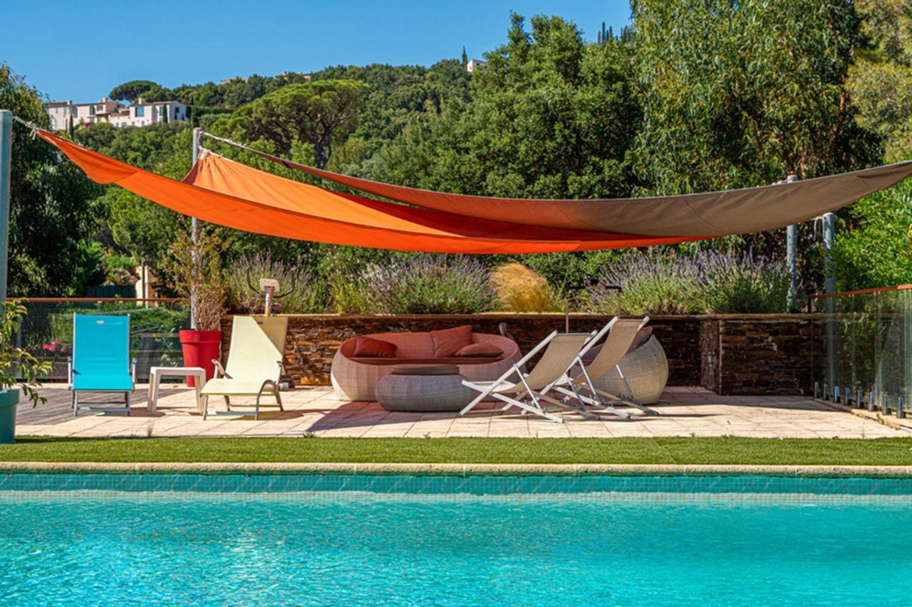 La Villa Romeo, Piscine Et Spa Sainte-Maxime Bagian luar foto