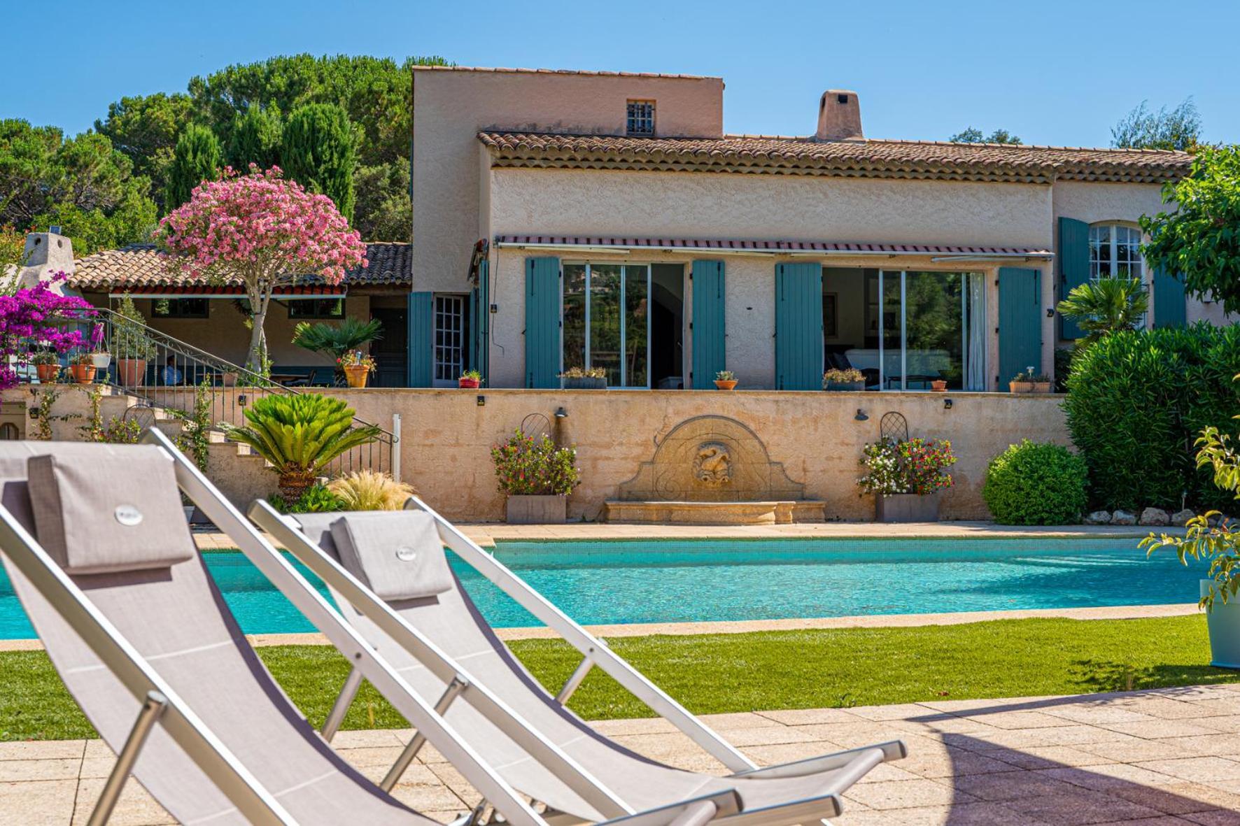La Villa Romeo, Piscine Et Spa Sainte-Maxime Bagian luar foto