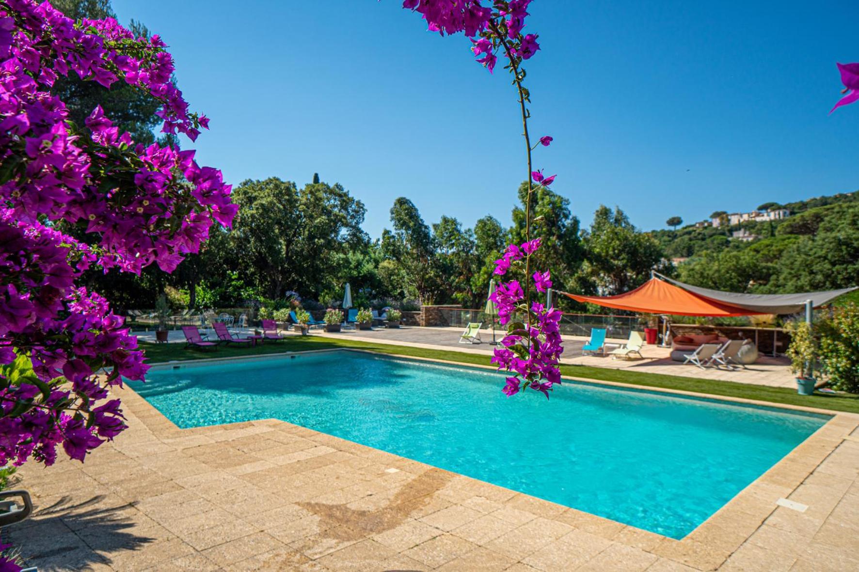La Villa Romeo, Piscine Et Spa Sainte-Maxime Bagian luar foto
